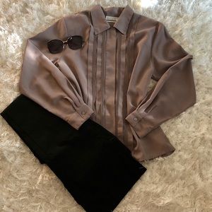 🟣 Christie & Jill Petite Vintage Top